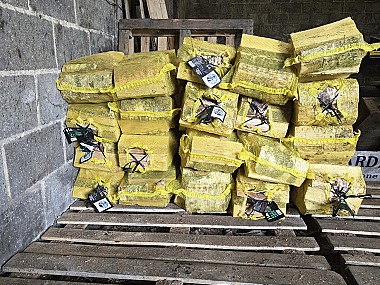 Netted seasoned Kiln Dried Logs - Bulk